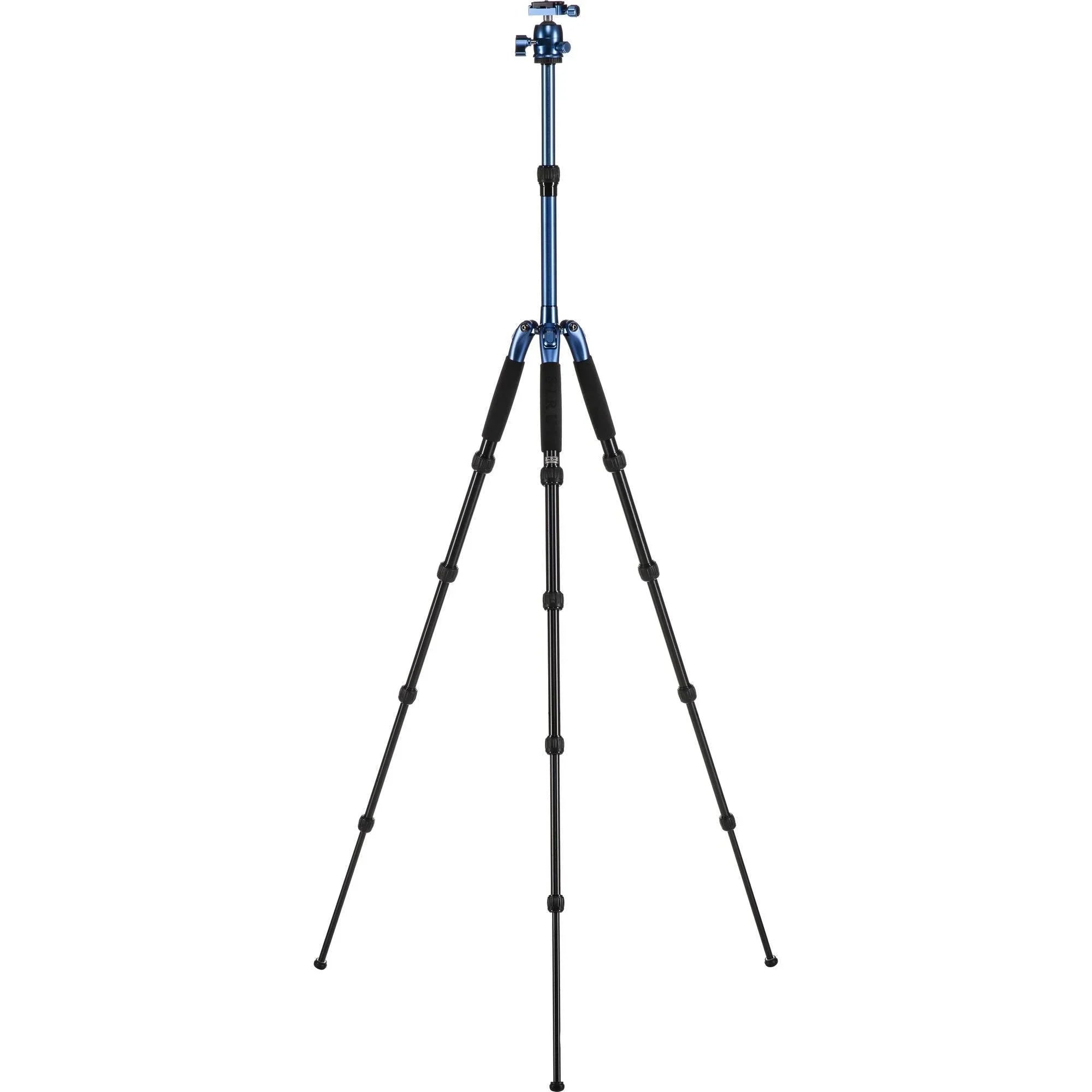Sirui T-005BK T-0S Series Travel Tripod with B-00 Ball Head (Blue, Aluminum) at PROCAM | procam.com