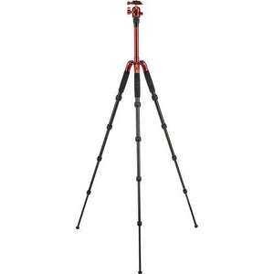 Sirui T-005RK T-0S Series Travel Tripod with B-00 Ball Head (Red, Aluminum) at PROCAM | procam.com