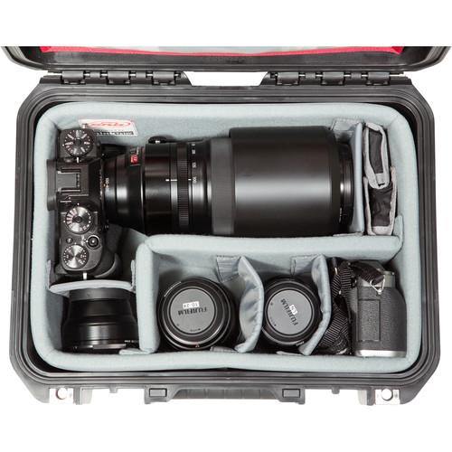 SKB iSeries 1309-6 Case with Think Tank Designed Photo Dividers & Lid Foam (Black) | PROCAM