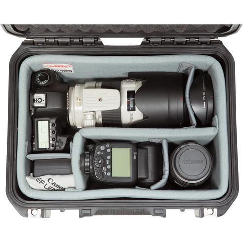 SKB iSeries 1309-6 Case with Think Tank Designed Photo Dividers & Lid Foam (Black) | PROCAM