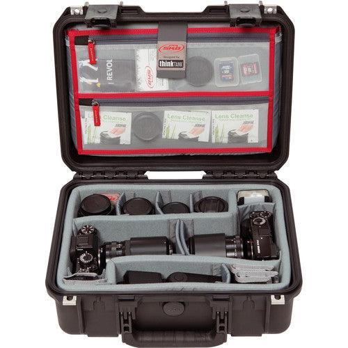 SKB iSeries 1510-6 Case with Think Tank-Designed Photo Dividers & Lid Organizer (Black) at PROCAM | procam.com