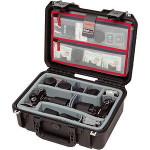 SKB iSeries 1510-6 Case with Think Tank-Designed Photo Dividers & Lid Organizer (Black) at PROCAM | procam.com