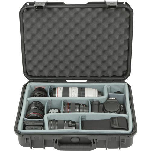 SKB iSeries 1813-5 Case with Think Tank-Designed Photo Dividers & Lid Foam (Black) at PROCAM | procam.com