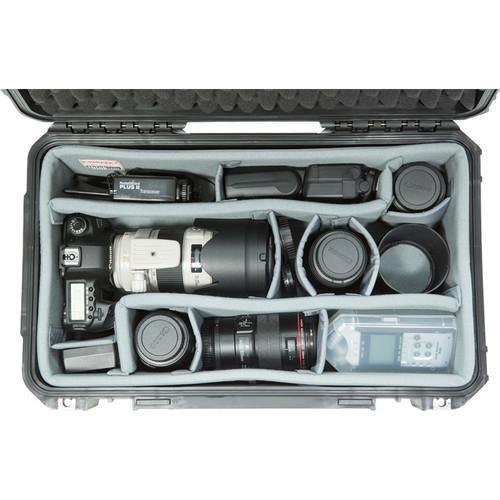 SKB iSeries 2011-8 Case with Think Tank Photo Dividers & Lid Foam (Black) at PROCAM | procam.com