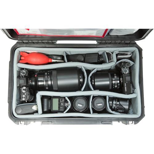 SKB iSeries 2011-8 Case with Think Tank Photo Dividers & Lid Organizer (Black) | PROCAM