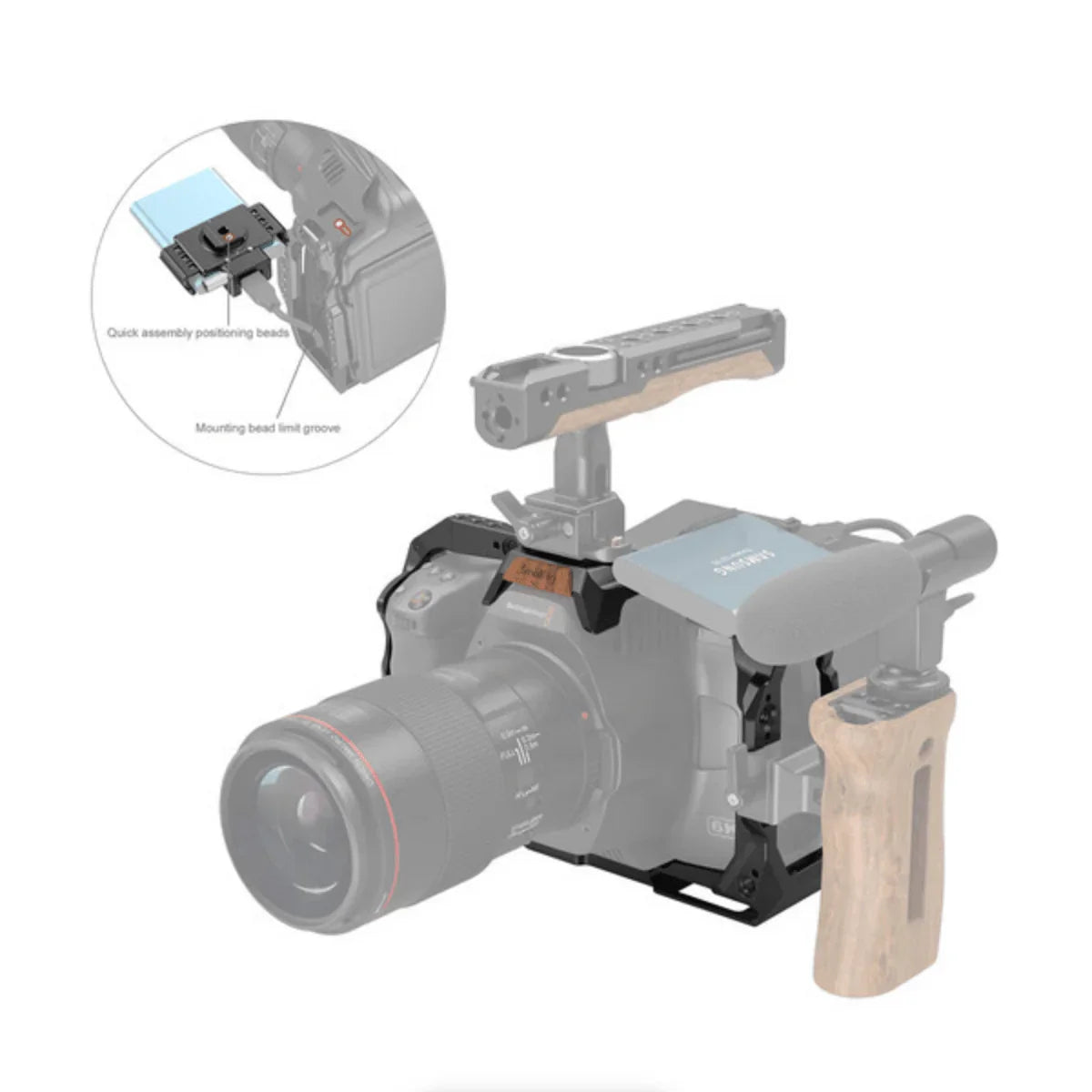 SmallRig Full Cage for Blackmagic Pocket Cinema Camera 6K Pro at PROCAM | procam.com