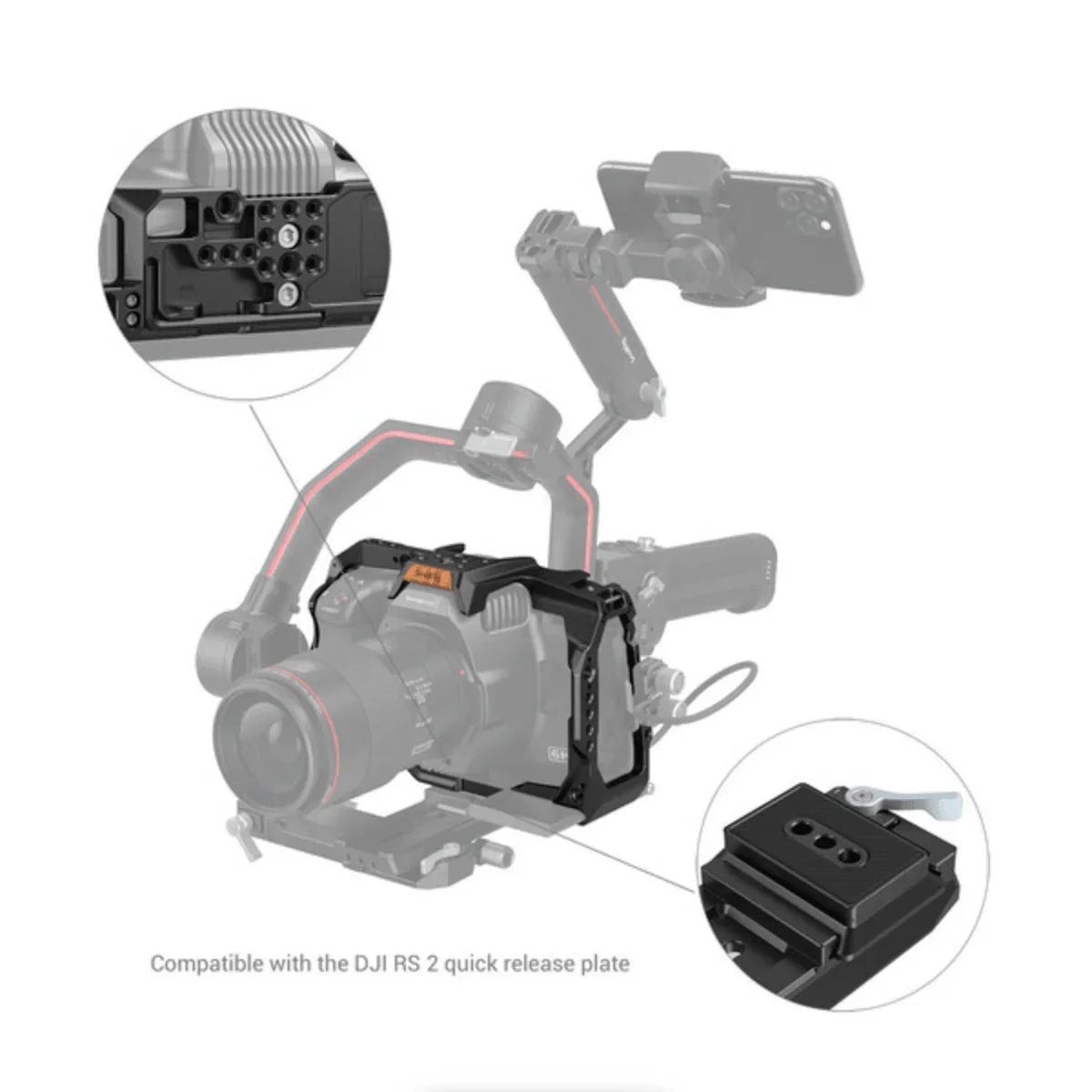 SmallRig Full Cage for Blackmagic Pocket Cinema Camera 6K Pro at PROCAM | procam.com