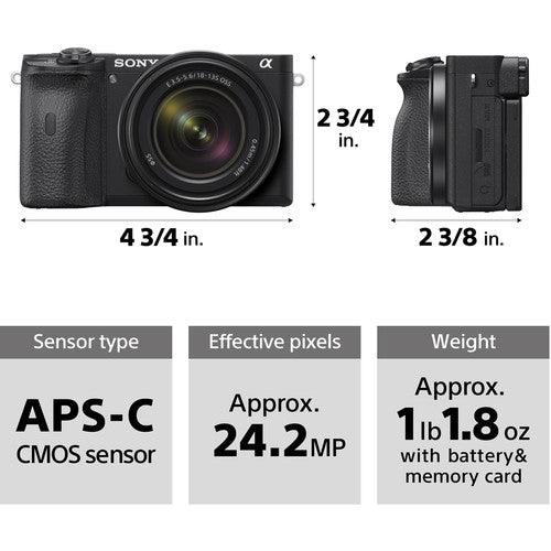 Sony Alpha a6600 Mirrorless Digital Camera with 18-135mm Lens | PROCAM