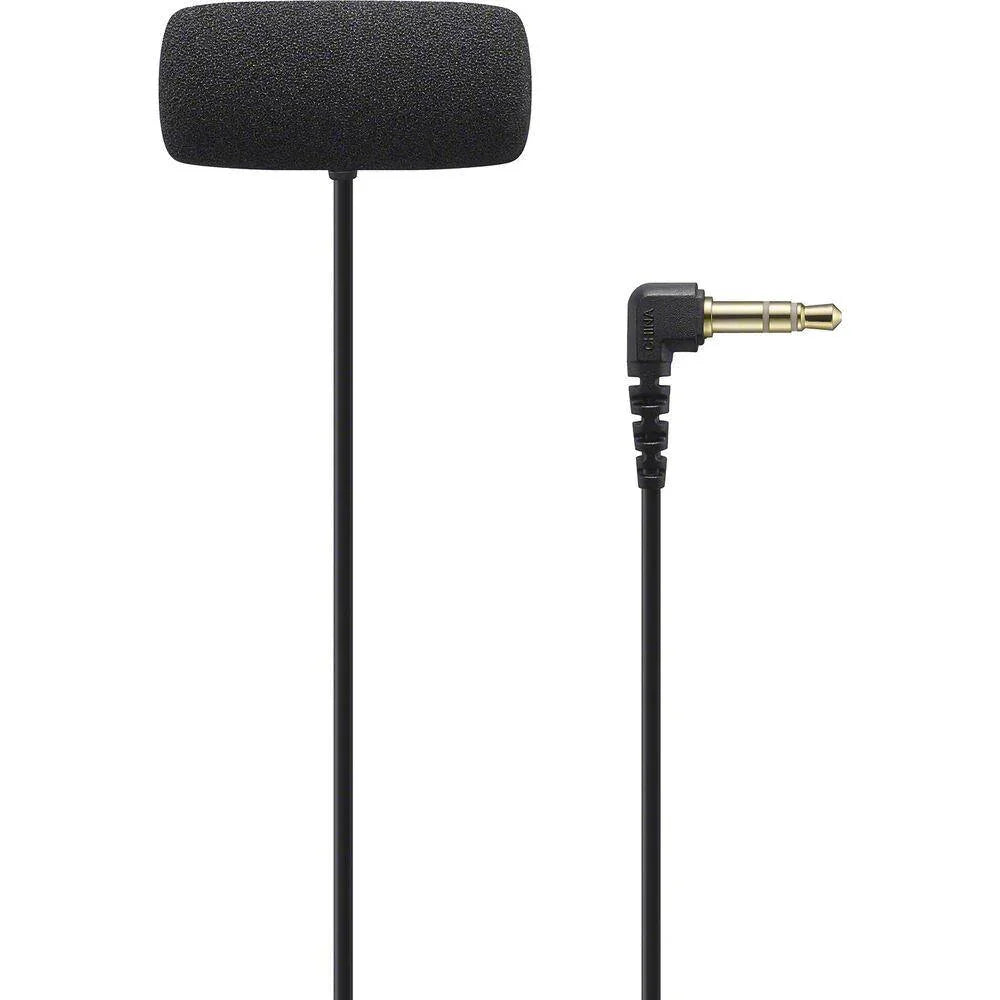 Sony ECM-LV1 Compact Stereo Lavalier Microphone with 3.5mm TRS Connector at PROCAM | procam.com