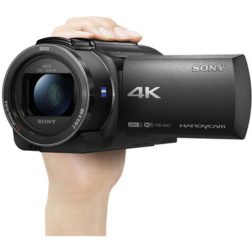 Sony FDR-AX43 (A) UHD 4K Handycam Camcorder | PROCAM