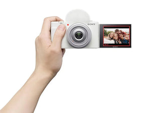 Sony ZV-1F Vlogging Camera (White) at PROCAM | procam.com