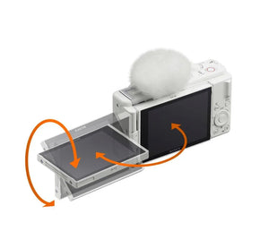 Sony ZV-1F Vlogging Camera (White) at PROCAM | procam.com
