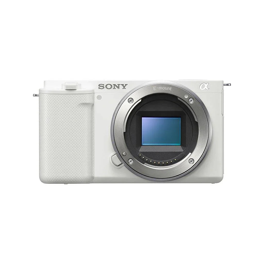 Sony ZV-E10 Mirrorless Camera (Body Only, White) at PROCAM | procam.com