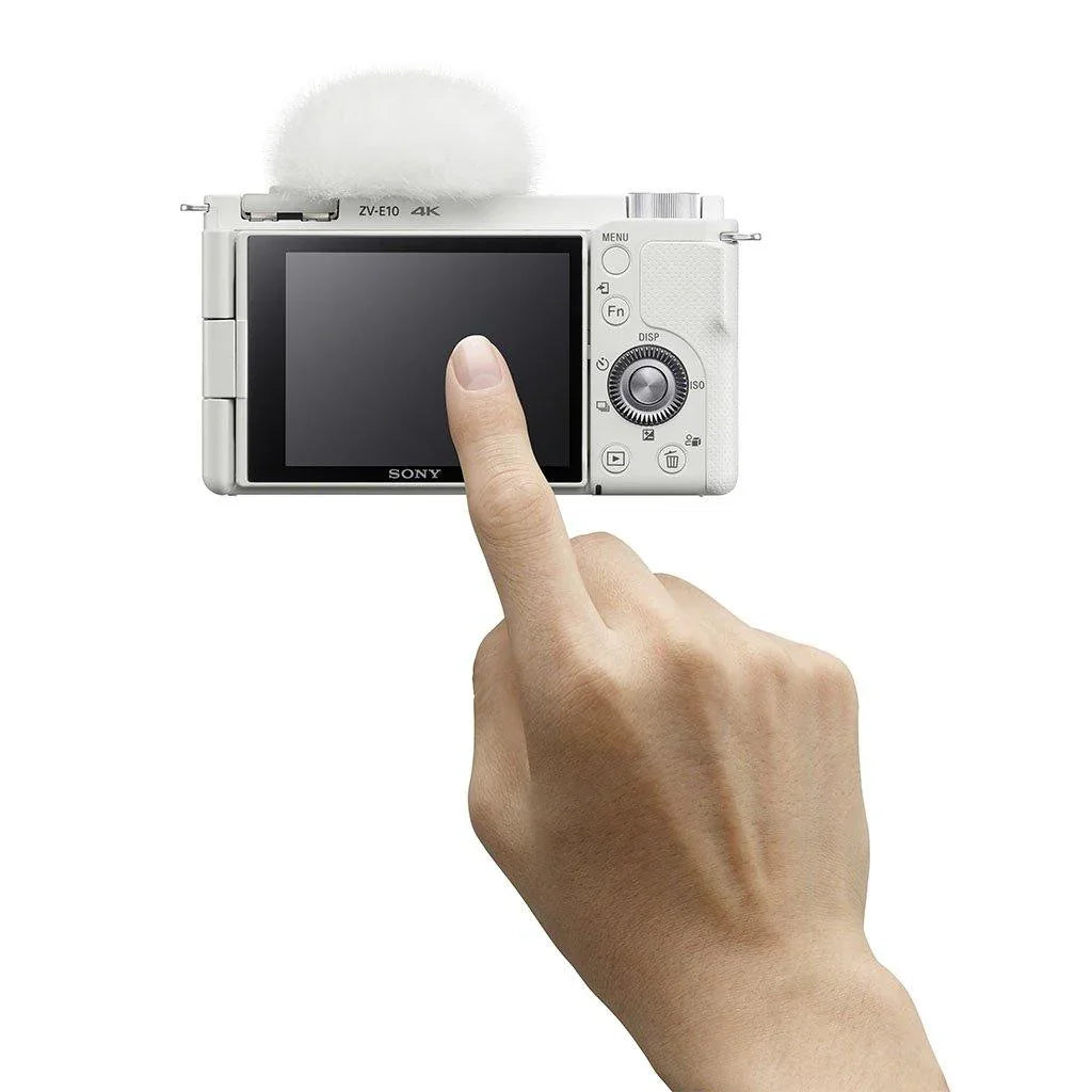 Sony ZV-E10 Mirrorless Camera (Body Only, White) at PROCAM | procam.com