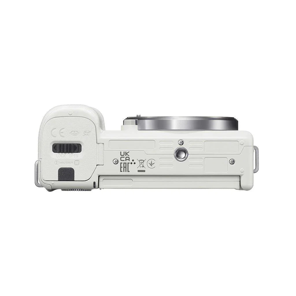 Sony ZV-E10 Mirrorless Camera with 16-50mm Lens (White) at PROCAM | procam.com