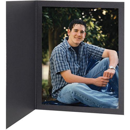 TAP 4x6'' Senior Slip-in Photo Folder (Ebony) - 25 Pack | PROCAM