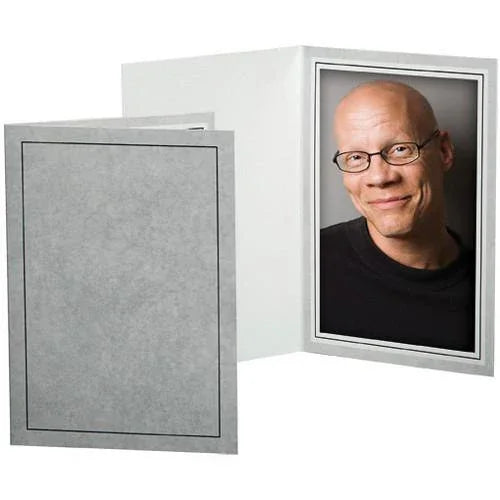 TAP 5x7'' PF-20 Photo Folders (Grey) - 25 Pack at PROCAM | procam.com