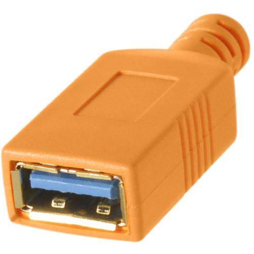 Tether Tools TetherPro USB Type-C to USB Type-A Extension Cable (15', Orange) at PROCAM | procam.com