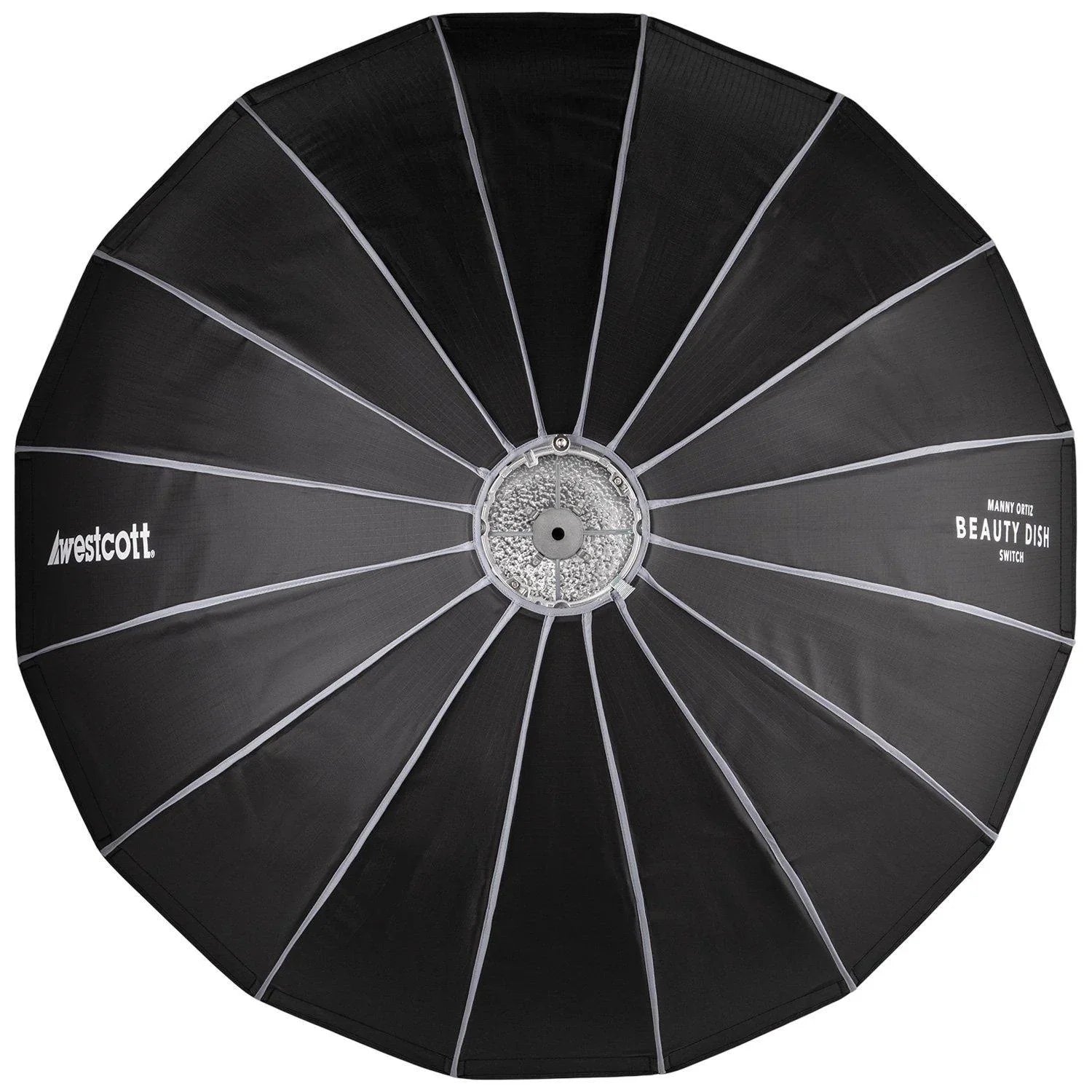 Westcott Beauty Dish Switch by Manny Ortiz (36”, Silver Interior) at PROCAM | procam.com