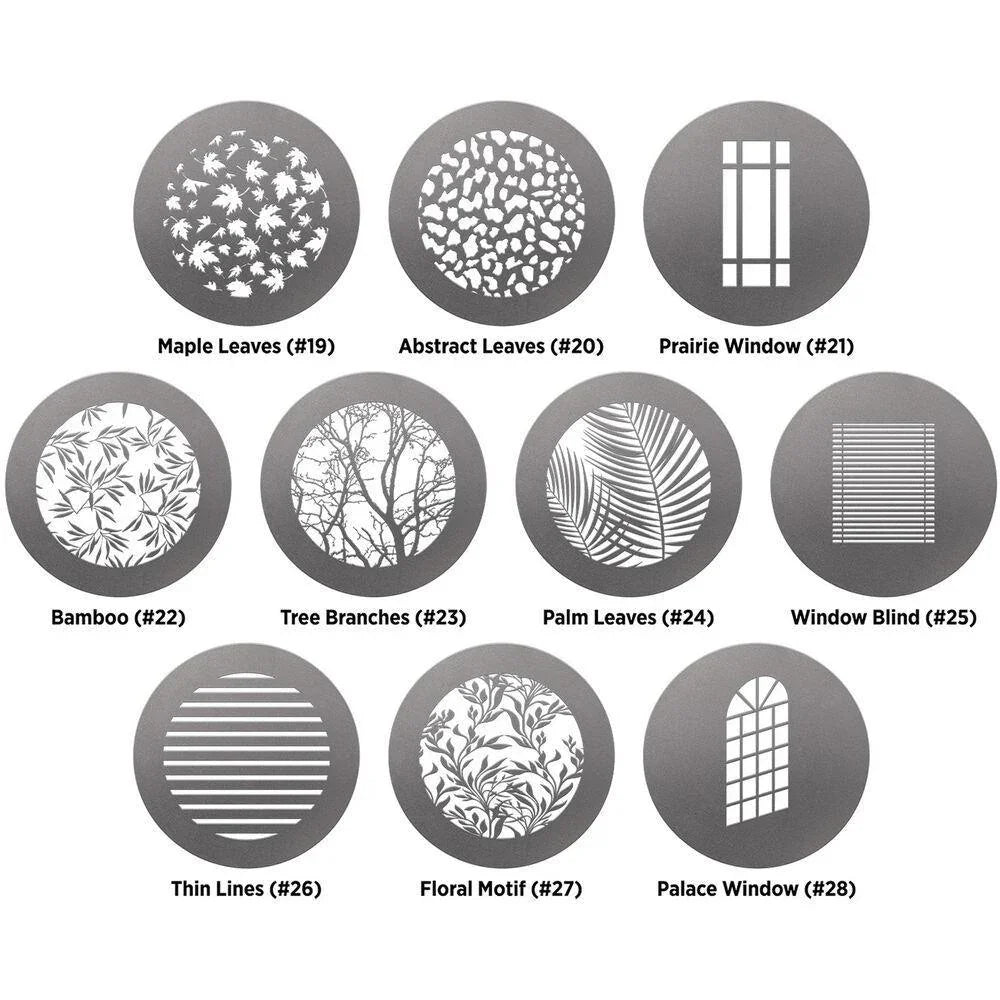 Westcott Environmental Gobo Pack for Optical Spot by Lindsay Adler (10-Pack) at PROCAM | procam.com