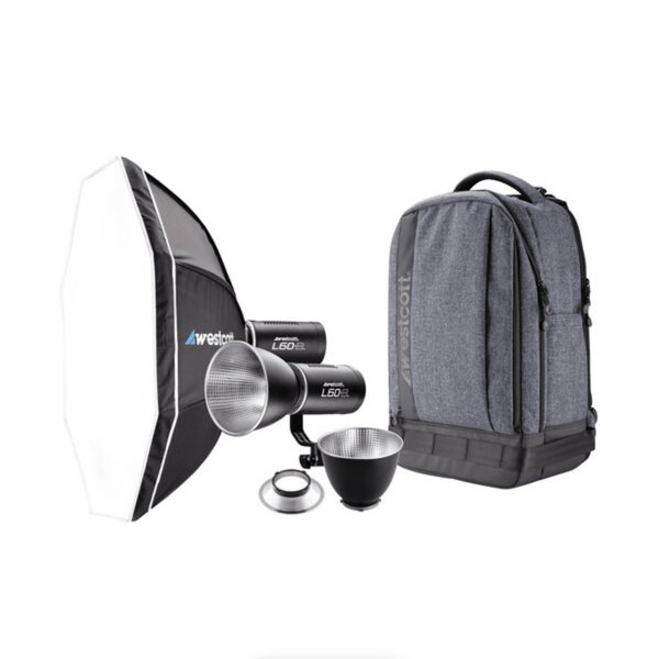 Westcott L60-B COB Bi-Color LED 2-Light Backpack Kit | PROCAM