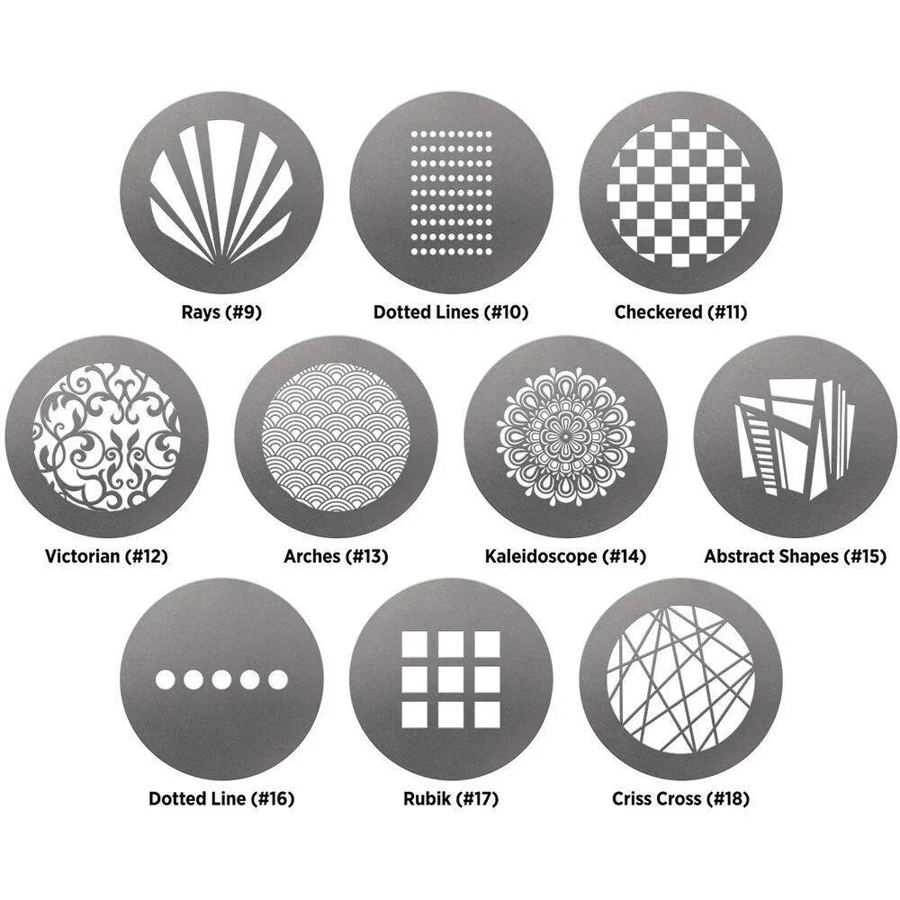 Westcott Pattern Gobo Pack by Lindsay Adler for Optical Spot (10-Pack) at PROCAM | procam.com