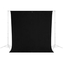 Westcott Wrinkle-Resistant Backdrop - Rich Black (9' x 10')