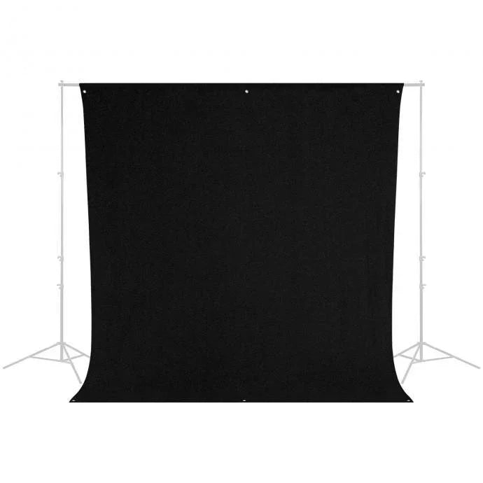Westcott Wrinkle-Resistant Backdrop - Rich Black (9' x 10') at PROCAM | procam.com