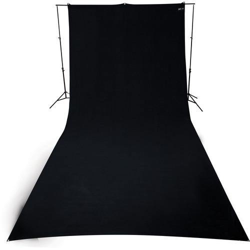 Westcott Wrinkle-Resistant Backdrop - Rich Black (9' x 20') | PROCAM