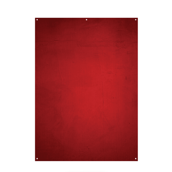 Westcott X-Drop Fabric Backdrop (Aged Red Wall, 5' x 7') | PROCAM