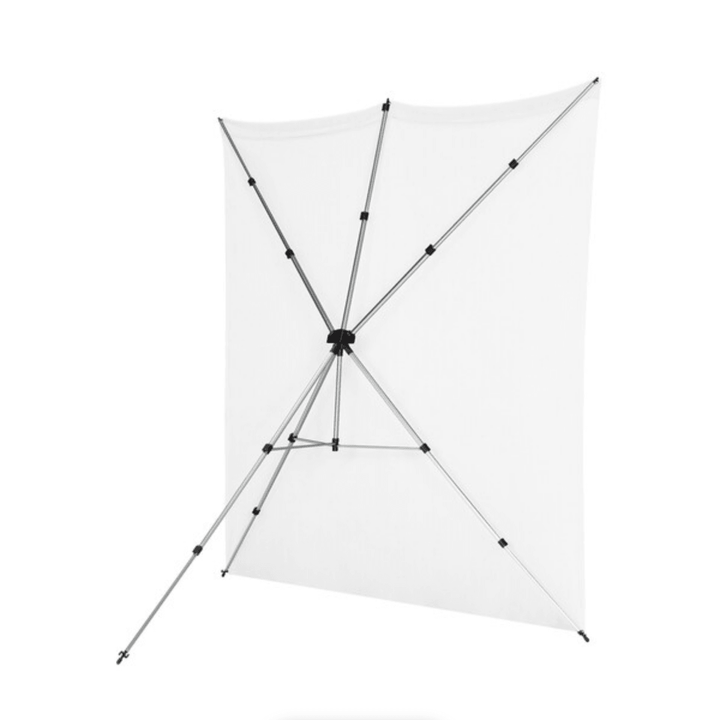 Westcott X-Drop Pro Fabric Backdrop Kit (High-Key White, 8 x 8') | PROCAM
