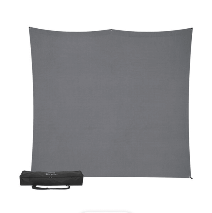 Westcott X-Drop Pro Fabric Backdrop Kit (Neutral Gray, 8 x 8') | PROCAM