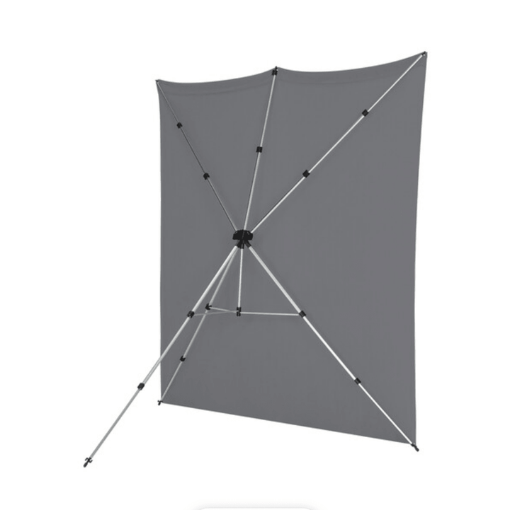 Westcott X-Drop Pro Fabric Backdrop Kit (Neutral Gray, 8 x 8') | PROCAM