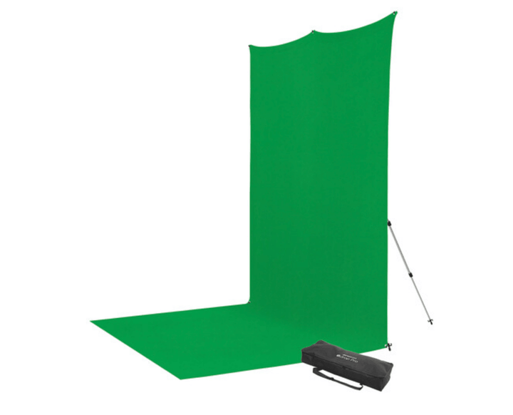 Westcott X-Drop Pro Fabric Backdrop Sweep Kit (Chroma-Key Green Screen, 8 x 13') | PROCAM