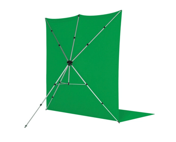 Westcott X-Drop Pro Fabric Backdrop Sweep Kit (Chroma-Key Green Screen, 8 x 13') | PROCAM