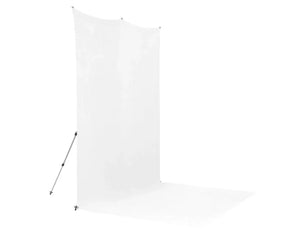 Westcott X-Drop Pro Fabric Backdrop Sweep Kit (High-Key White, 8 x 13') at PROCAM | procam.com