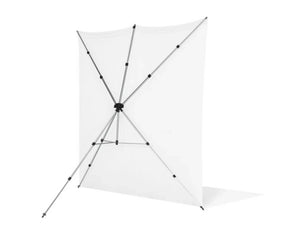Westcott X-Drop Pro Fabric Backdrop Sweep Kit (High-Key White, 8 x 13') at PROCAM | procam.com