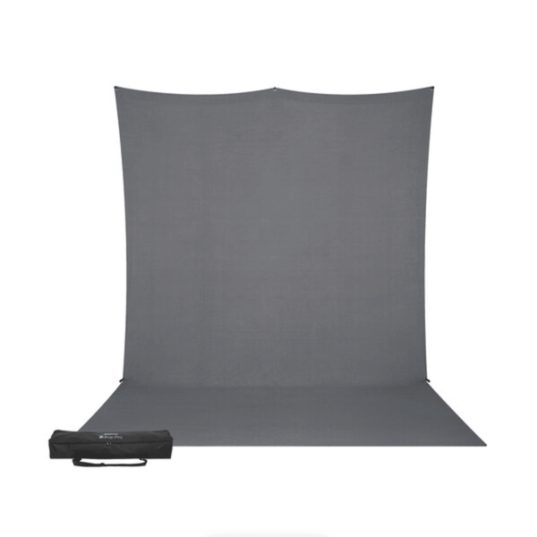 Westcott X-Drop Pro Fabric Backdrop Sweep Kit (Neutral Gray, 8 x 13') | PROCAM
