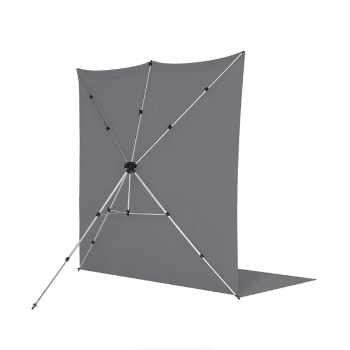 Westcott X-Drop Pro Fabric Backdrop Sweep Kit (Neutral Gray, 8 x 13') at PROCAM | procam.com