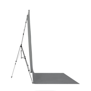 Westcott X-Drop Pro Fabric Backdrop Sweep Kit (Neutral Gray, 8 x 13') at PROCAM | procam.com