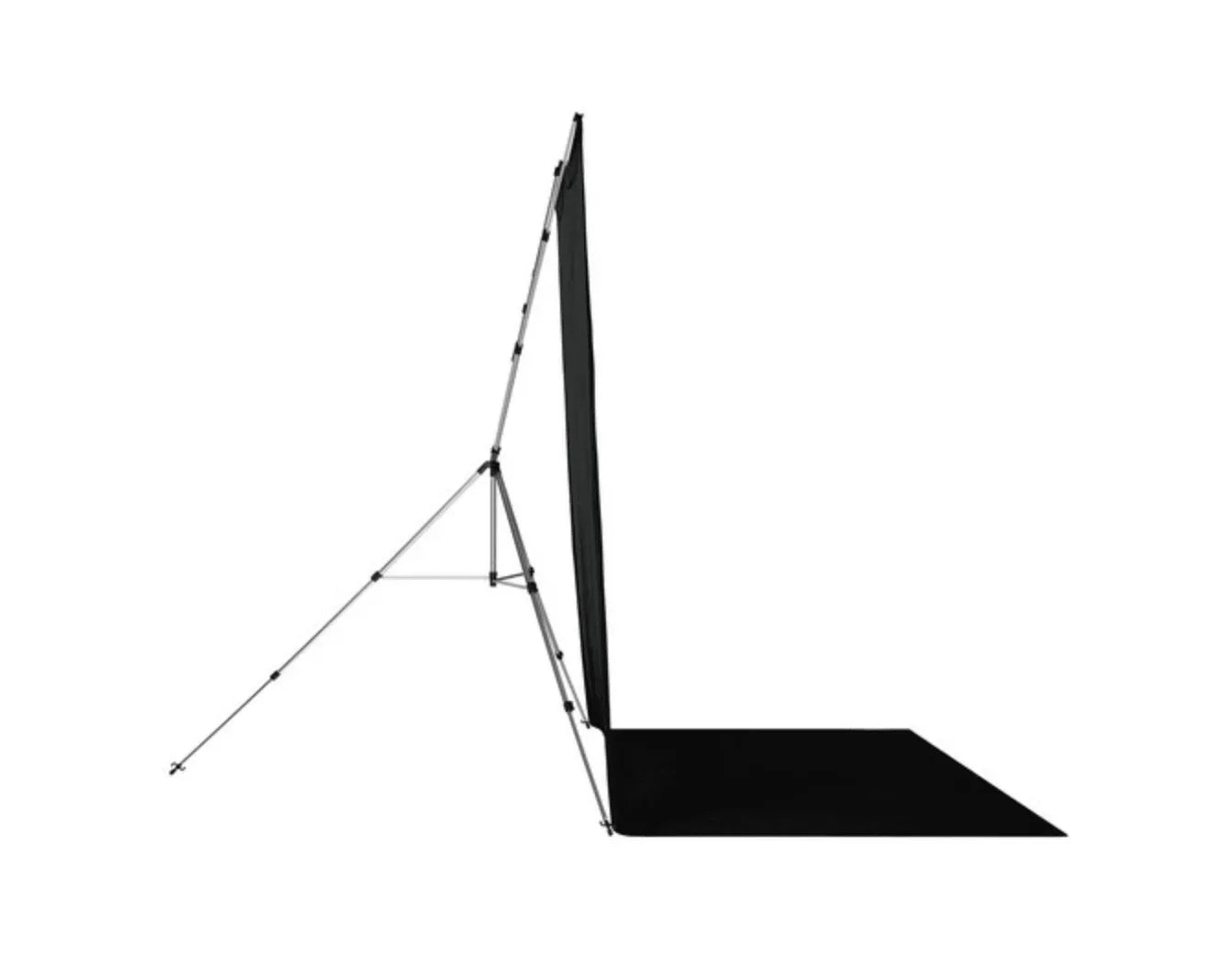 Westcott X-Drop Pro Fabric Backdrop Sweep Kit (Rich Black, 8 x 13') at PROCAM | procam.com