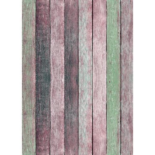 Westcott X-Drop Vinyl Backdrop - Rustic Wood Rose Pastels (5' x 7') at PROCAM | procam.com