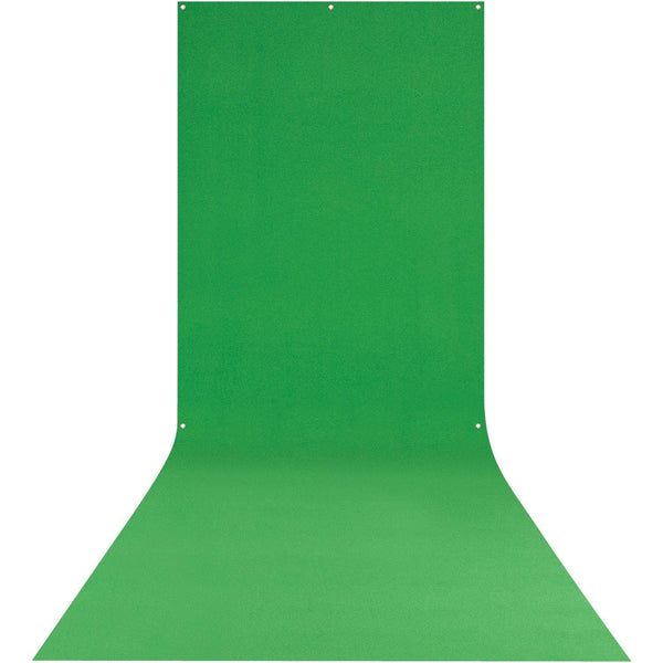 Westcott X-Drop Wrinkle-Resistant Backdrop - Chroma-Key Green Sweep (5' x 12') | PROCAM