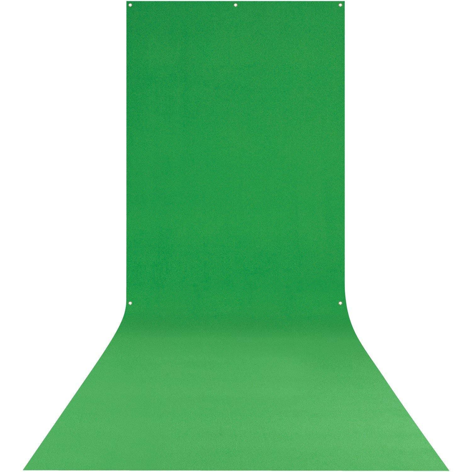 Westcott X-Drop Wrinkle-Resistant Backdrop - Chroma-Key Green Sweep (5' x 12') at PROCAM | procam.com