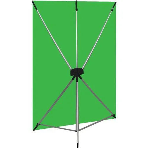 Westcott X-Drop Wrinkle-Resistant Backdrop Kit - Chroma-Key Green (5' x 7') at PROCAM | procam.com