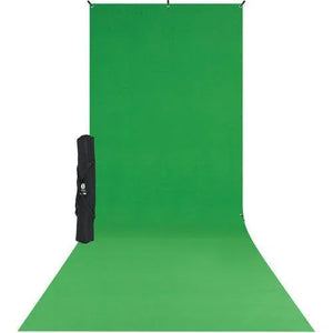 Westcott X-Drop Wrinkle-Resistant Backdrop Kit - Chroma-Key Green Sweep (5' x 12') at PROCAM | procam.com