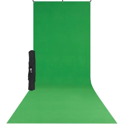 Westcott X-Drop Wrinkle-Resistant Backdrop Kit - Chroma-Key Green Sweep (5' x 12') at PROCAM | procam.com