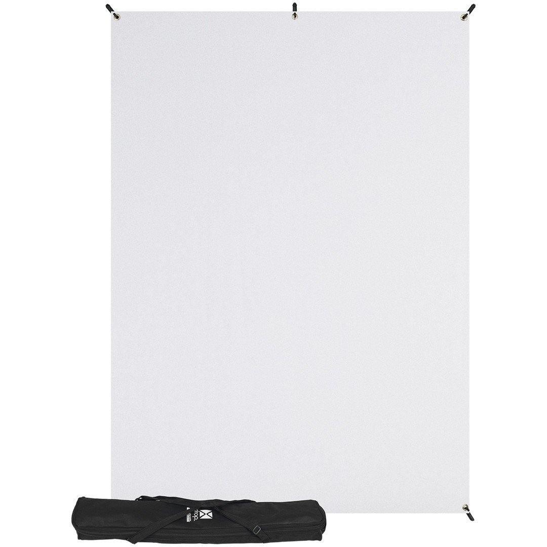 Westcott X-Drop Wrinkle-Resistant Backdrop Kit - High-Key White (5' x 7') at PROCAM | procam.com