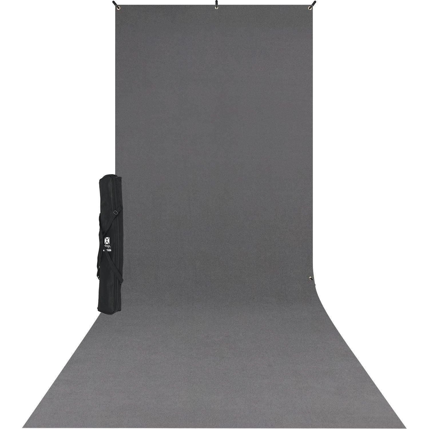 Westcott X-Drop Wrinkle-Resistant Backdrop Kit - Neutral Gray Sweep (5' x 12') at PROCAM | procam.com