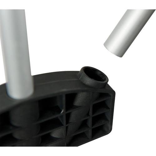 Westcott X-Drop Wrinkle-Resistant Backdrop Kit - Rich Black Sweep (5' x 12') | PROCAM